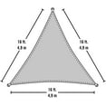 thumbnail image 2 of 16 ft triangle Blue Shade Sail, 2 of 4