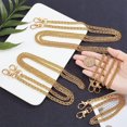 thumbnail image 3 of HLONK 4 Colors Metal Chain Extender 4.9 Inch Short Chain Bag Strap Extender Replacement Mini Purse Chain with Spring Gate Ring Decoration Chain for Satchel Shoulder Bag Crossbody Bag, 3 of 5