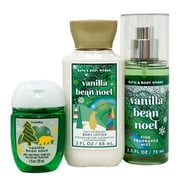 Bath and Body Works Vanilla Bean Noel Happy Holidays Mini Gift Set