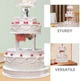 thumbnail image 6 of Yardwe 4Pcs Decorative White Plastic Pillars Cake Support Rods for Display, 6 of 7