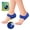 Blue, variant on 2Pcs Heel Protectors Pads - Heel Support for Plantar Fasciitis, Heel Spur, Tendinitis & Cracked Heels (Men 5-8 / Women 4.5-9)