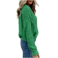 thumbnail image 3 of POROPL Women's Sweaters Long Sleeve Crew Neck Sweater Casual Knitted Top Pullover Size S-XXL, 3 of 6
