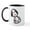 White/Black Inside, variant on CafePress - Peanuts Flair Snoopy Tote Mugs - 11 oz Ceramic Mug - Novelty Coffee Tea Cup
