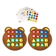 thumbnail image 2 of Children's Early Education Puzzle Color Recognition Geometric Shape Pairing Montessori Education Building Blocking Parent Child Interactive Sense System Board Game, 2 of 5