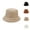 Khaki, variant on Fisherman Bucket Hat Waterproof - Boonie Style Outdoor Autumn And Winter Fisherman's Hat Women's Japanese Pure Down Cotton Warm Hat Fashion Simple Plaid Lightweight Soft Pot Hat