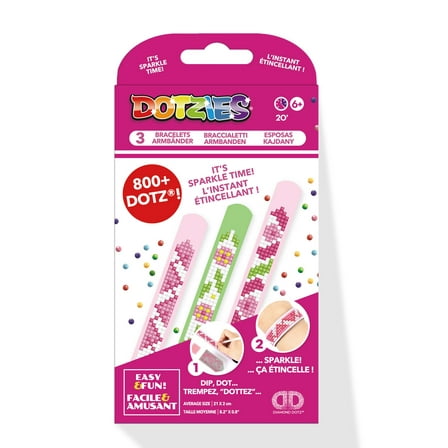 Diamond Dotz Pretty in Pink Diamond Painting Kits for Adults - Diamond Art Kits a Relaxing Creative Craft Kit with Dotz Gems