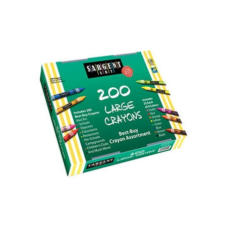 Sargent Art Inc Sargent Art Large Crayons 200 Large