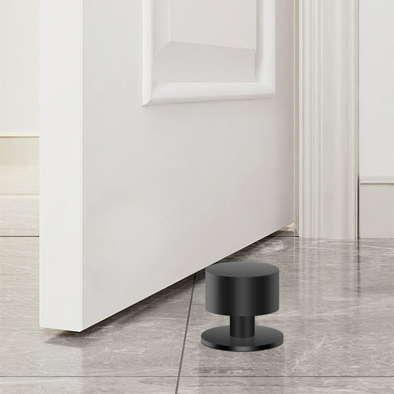 5Pcs Door Stopper Self Adhesive Floor Mounted Door Stops Wall Protector with Rubber Buffering Head Heavy Duty Indoor Doorstop for Home Office