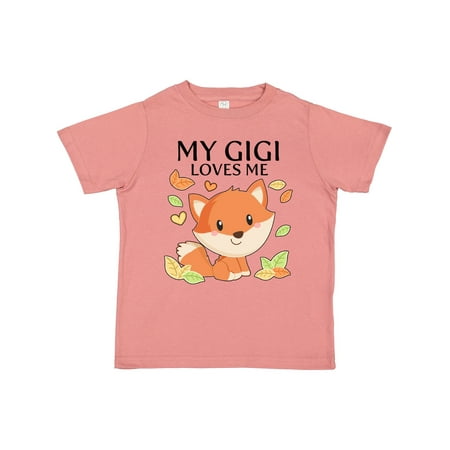 

Inktastic My Gigi Loves Me- Little Fox Boys or Girls Toddler T-Shirt