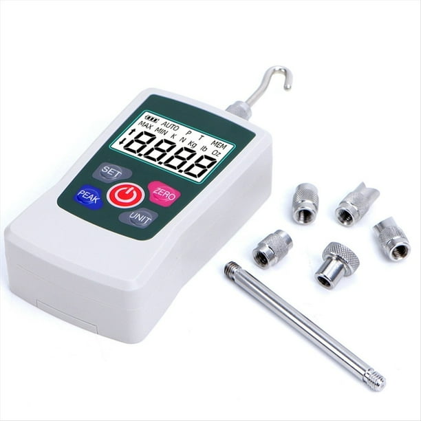 500N Push-Pull Gauge Medidor Digital de Fuerza Push Pull Force Gauge Dinamómetro Digital