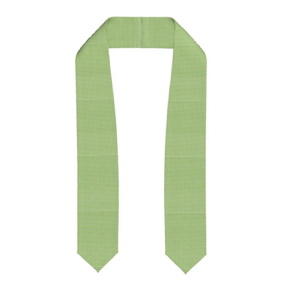 Kdxio Green Gingham Graduation Stole Class, Graduation Sash, Unisex Adult 36" Academic Commencements-Flattened