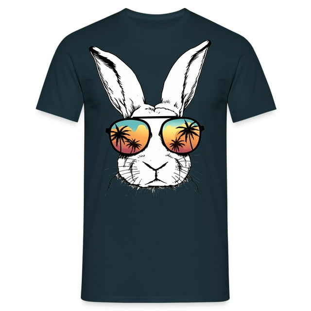 SOMOWI Mens Shirts & Blouses Easter Street Hop Printing Short Sleeve Summer Fashion Design Navy Fall Clothing S