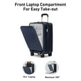 thumbnail image 5 of Front Open Carry On Luggage Laptop Compartment 100%PC TSA Lock Spinner Wheels 20" Lightweight Hardside Suitcase, 5 of 7