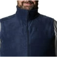 thumbnail image 5 of TFEOQRY Men's Fleece Vest Zip Up Stand Collar Zipper Pockets Sleeveless Jacket Lightweight Fall Winter Outerwear Blue, 5 of 6