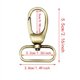 thumbnail image 3 of 4 Paquete Giratorio Gatillo Clip Gancho Langosta Garra Cierre Para Bolso Bolso Cobre Sunnimix Gancho de seguridad con gatillo giratorio, 3 of 8