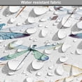 thumbnail image 5 of Dragonfly Dog Crate Cover, Group of Regularly Dragonfly Pattern Short Lives Composition of Bugs, Easy to Use Pet Kennel Cover for Medium Large Dogs, 35" x 23" x 27", Orange Blue, by Ambesonne, 5 of 6