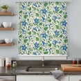 thumbnail image 4 of Blue Green Botanical Sheer Curtains 108 Inches Extra Long, Spring Floral Summer Rustic Light Filering Curtains, Privacy Drapes Simi Floor to Veiling Curtain for Living Room Large Window Treatment, 4 of 8
