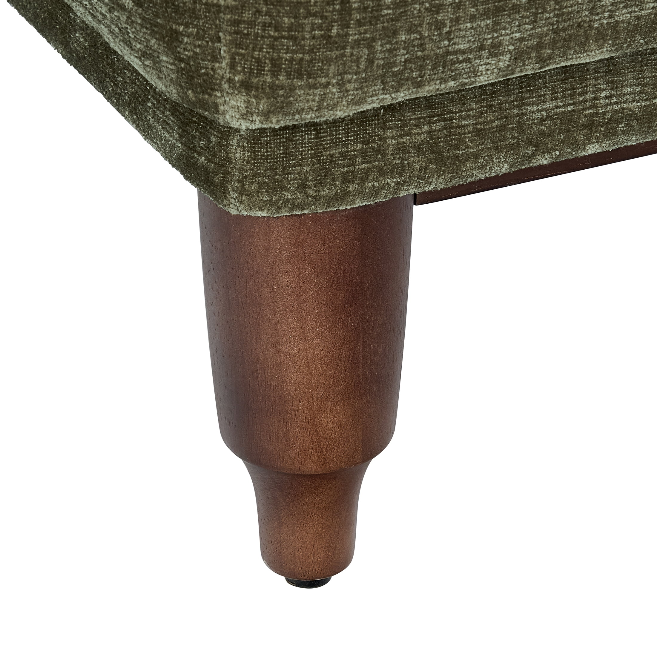Better Homes & Gardens Ambrose Cocktail Ottoman, Forest Green Velvet