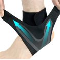 thumbnail image 1 of GHSDFBB Attelle de Soutien pour Cheville, Sangle Protectrice Ajustable contre l'Entorse de la Cheville, Enveloppe de Compression Stabilisatrice contre les Entorses et l'Arthrite, Manchon de Pied pour le Soulagement de la Douleur pour la Récupération après Blessures de Sport de Basketball, 1 Pce, 1 of 6