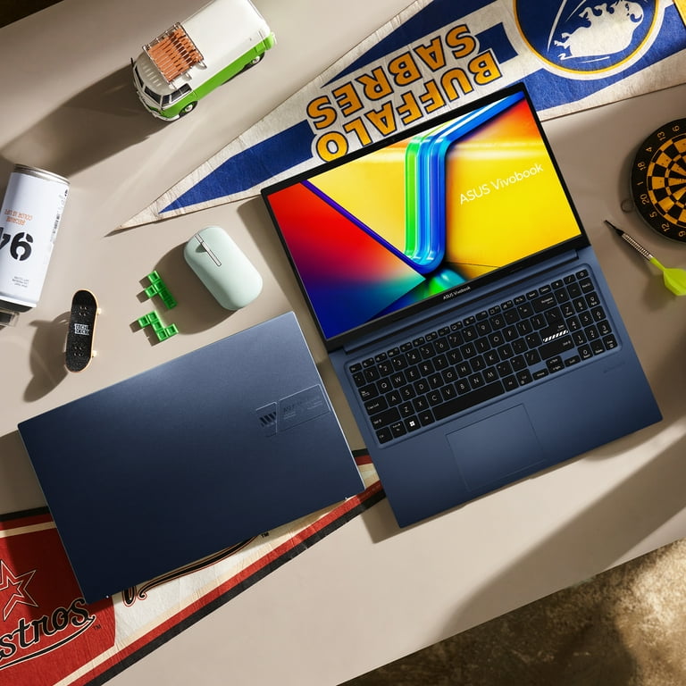 ASUS Vivobook 15 laptop, 11 Home 512GB Windows 16GB SSD, Core Intel Blue, RAM, 15.6” i7-1255U, Quiet Touch