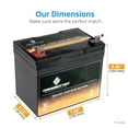 thumbnail image 3 of Chrome Battery 12V 35Ah Agm Deep Cycle Battery For Renogy Pv Solar Panels, 3 of 10