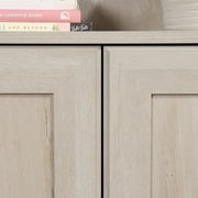 Sauder Misc Storage 3-Shelf/2-Door Tall Wood Bookcase in Chalked Chestnut