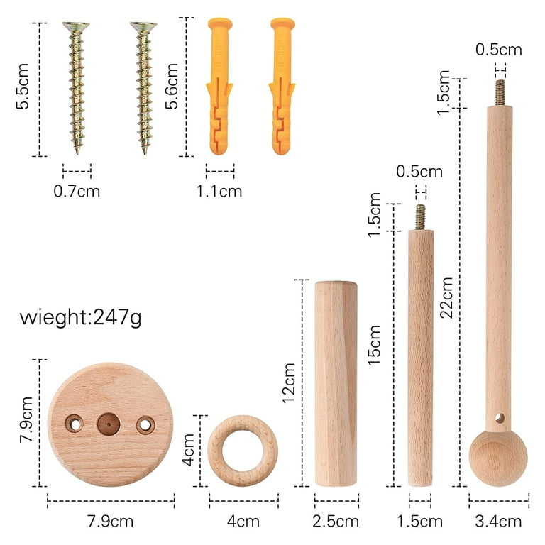Baby mobile wall clearance mount