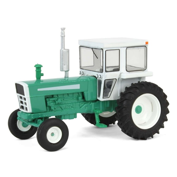 1/64 1973 Tractor with Cab, Green & White, Down on the Farm Series 9 48090-A