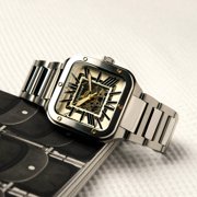 Engineer Lennox Skeleton Automatic Silver Brown