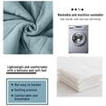 thumbnail image 4 of Cotton Cooling Blanket for Hot Sleepers & Night Sweats – Temperature-Regulating Summer Quilt with 3x Breathability, All-Season Lightweight Comforter (Twin/Queen/King Sizes) green, 4 of 7