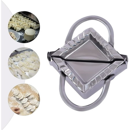 

Miumaeov Triangle Shaped Ravioli Mold Dumpling Maker Stainless Steel Small Press Mold Mould Crimper Wrapper Dough Cutter