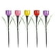 thumbnail image 1 of 5 luces solares decorativas con diseño de tulipán para exteriores, para jardín y paisaje., 1 of 8