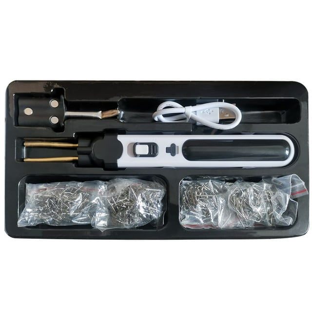 Machine de Soudage Portative à Main en Plastique pour Panneaux, Trousse de Réparation de Fissures, Découpe Thermique, Agrafeuse à Chaud, Ensemble d'Outils de Réparation de Trous en Plastique avec Lumière DEL