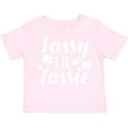 thumbnail image 3 of Inktastic Saint Patrick's Day Sassy Lil' Lassie with Shamrocks Boys or Girls Toddler T-Shirt, 3 of 5