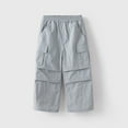 thumbnail image 3 of breaise Girls Baggy Cargo Pants Lightweight Wide Leg Streetwear with Pockets Kids Jogger Trouser 5-16 Years, 3 of 3