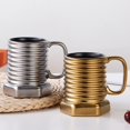 thumbnail image 3 of Tazas de café de cerámica, taza de regalo de porcelana, taza para beber leche, agua, desayuno, para el hogar, la oficina, taza de Navidad para hombres y mujeres, forma de tornillo, 3 of 5