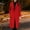 Red(New), variant on PNTUTB Womens Fashion Casual Solid Color Long Sleeve Lapel Button Down Long Coats with Big Pockets