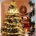 thumbnail image 3 of Dsseng 1PC LED Ribbon Lights  Battery-Powered Festive Satin Strip with Exquisite Pattern  Perfect for Christmas  Halloween  Thanksgiving  New Year Decorations – Non-Rechargeable  Requir, 3 of 6