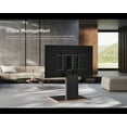 thumbnail image 3 of FITUEYES Comfortable Television Stand, Wood Metal Black, 3 of 7