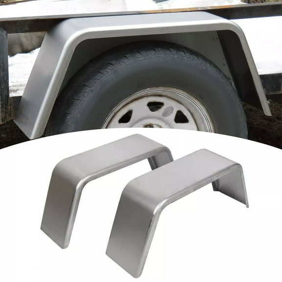 Square Trailer Fenders For 14"-16" Wheels For Car Hauler Cargo Utility Trailer