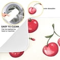 thumbnail image 2 of Yayeee Dish Drying Mat for Kitchen Counter 16"x18" Microfiber Absorbent Pad, Red Cherry, 2 of 7