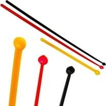 SuperDosing Plastic Yellow, Black, Orange Micro Scoop Variety 6mg-30mg Measuring Tiny Spoons 3 Pk