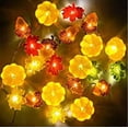 thumbnail image 3 of LED copper lamp pumpkin lamp string fastener 3D three-dimensional modeling pumpkin lamp Halloween decorative lamp waterproof remote control, 3 of 6