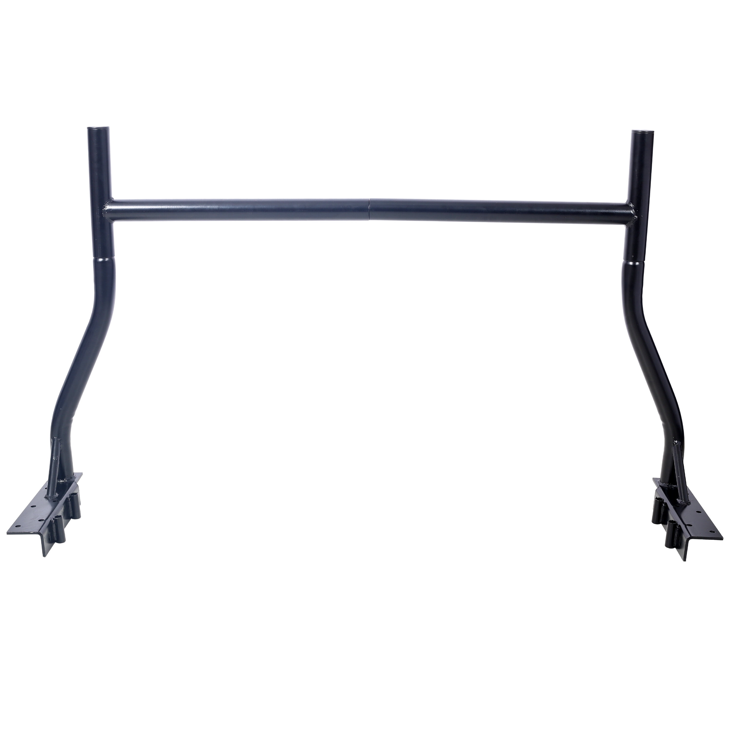 Double Size , 800Ibs Capacity Extendable Steel Pick-Up Truck Ladder Rack Two-bar Set - Black, Black ,Steel ,