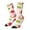 White, variant on Hand Drawn Strawberry Print Adult Socks for Men & Women,Calf Socks, Ankle Socks,Boots Socks,Breathable Casual Sock,Unisex Crew Socks
