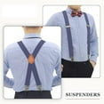 thumbnail image 6 of 1.4" Heavy Duty Mens Suspenders Adjustable Vintage Suspenders Men Suspenders With 4 Snap Hooks, 6 of 6