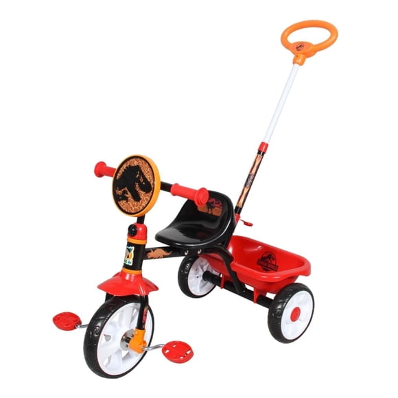 Triciclo Apache Jurassic con Cajuela y Barra de Empuje