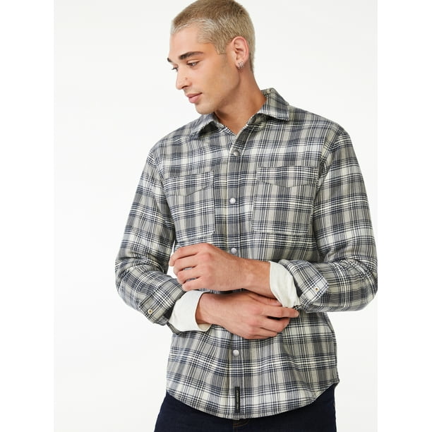 Free Assembly Men's CPO Shirt Jacket - Walmart.com