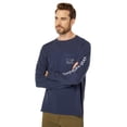 thumbnail image 2 of Camiseta de manga larga Vintage Whale para hombre de vineyard vines, azul, 2 of 4