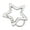 Silver/Gold/Gray, variant on Gate Spring Buckles Clip Carabiner Purses Handbags Star Shape Push Trigger Snap